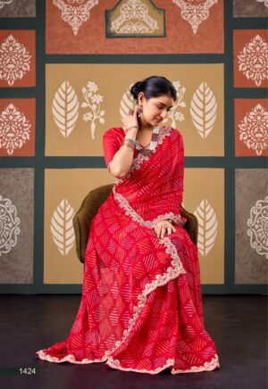 Chiffon saree