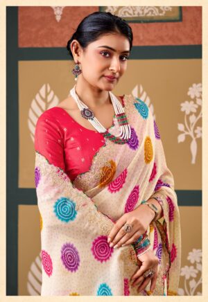 Chiffon saree